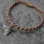 Marvelous jewellery with our fun DQ leather buffalo head pendants in a new smaller size!