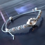 Jewellery set with an ethnic look made of DQ metal in rose gold & macram&eacute; string!