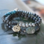 Go for a striking winter look with our shell beads in gorgeous colours and different shapes!