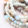 Be the queen of the night and create trendy jewellery with our melange glass beads!