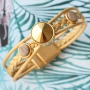 Wow! Trendy jewellery in gold, made with sale items!