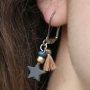 Trendy jewellery with hematite star beads