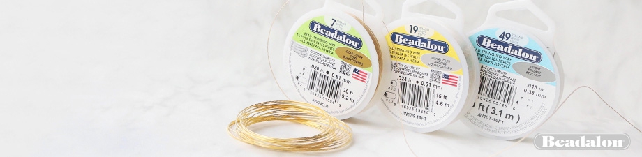 Beadelon elastic stringing wire