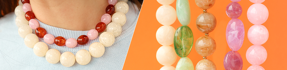 Discover the new acrylic bead collection Discover the new acrylic bead collection