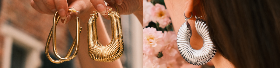 New collection statement earrings New collection statement earrings